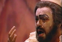 Luciano Pavarotti a 